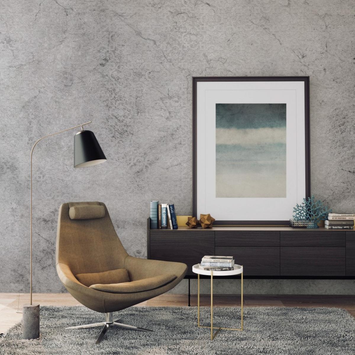 Mural autoadhesivo canvas CEMENTADO