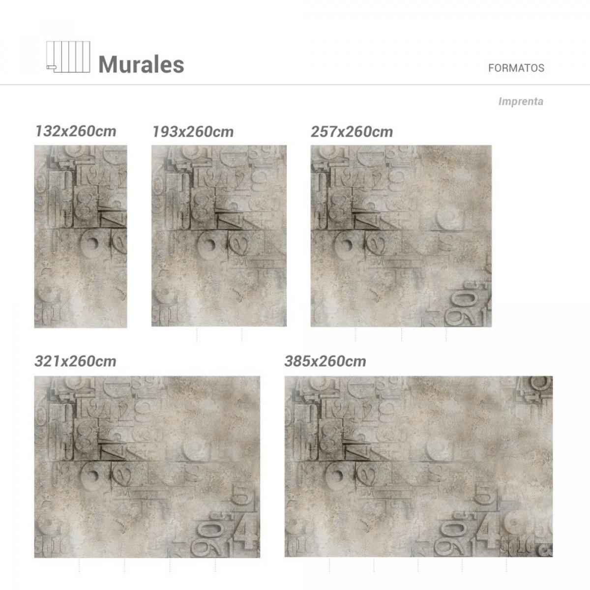 Mural autoadhesivo canvas IMPRENTA