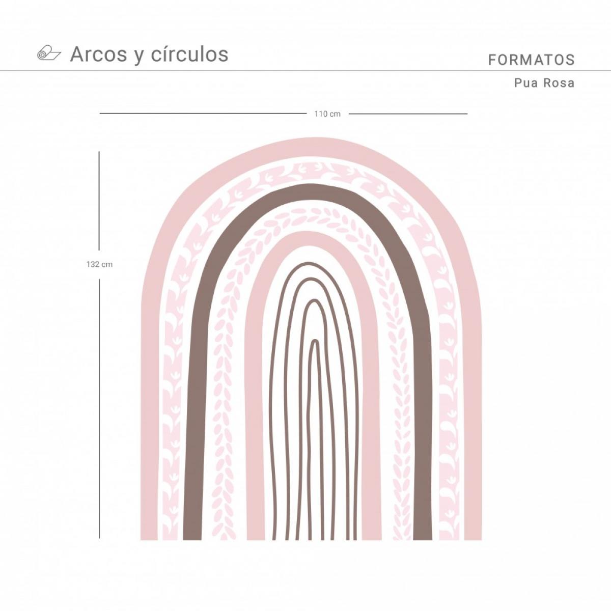 Arco pintado vinílico autoadhesivo PUA