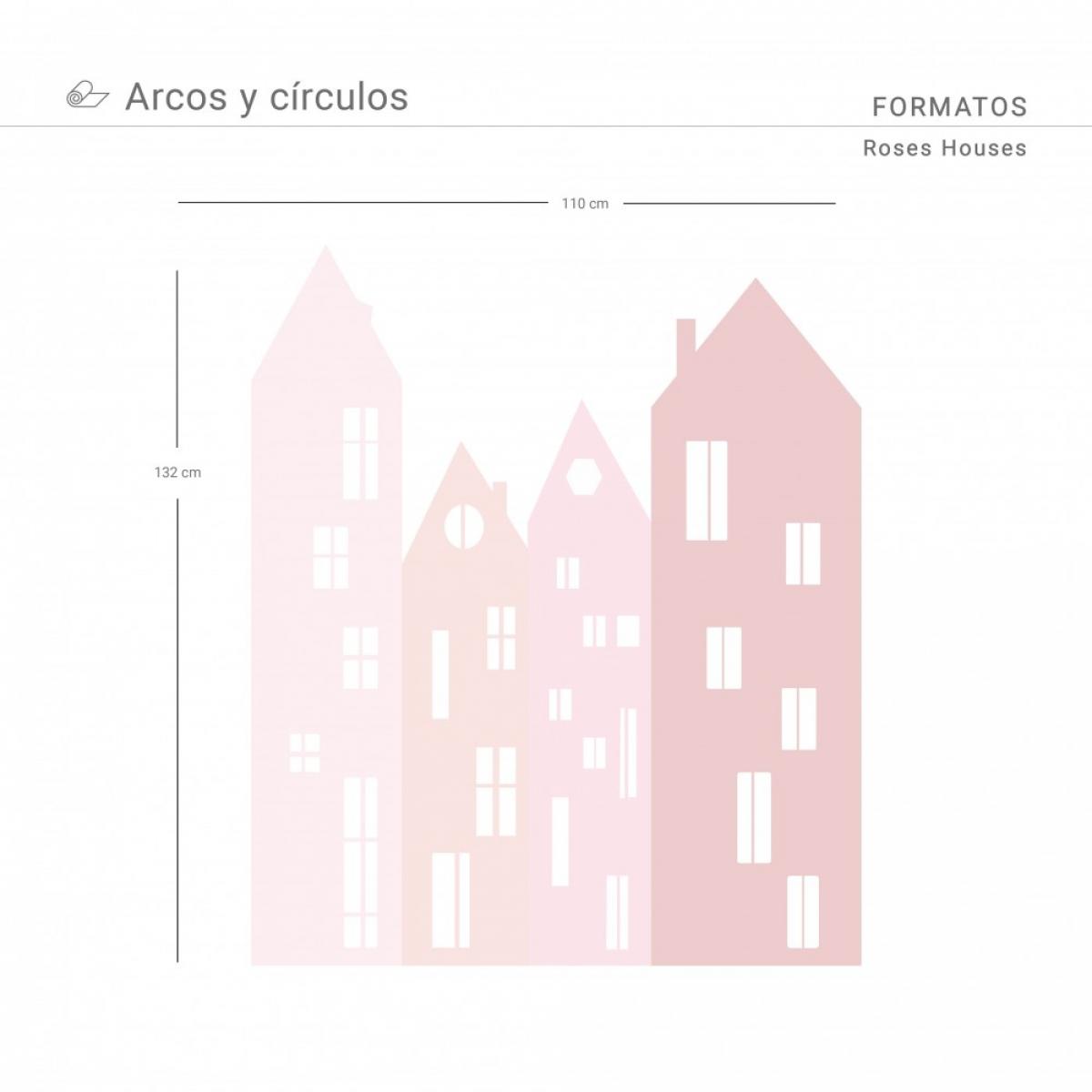 Arco pintado vinílico autoadhesivo ROSES