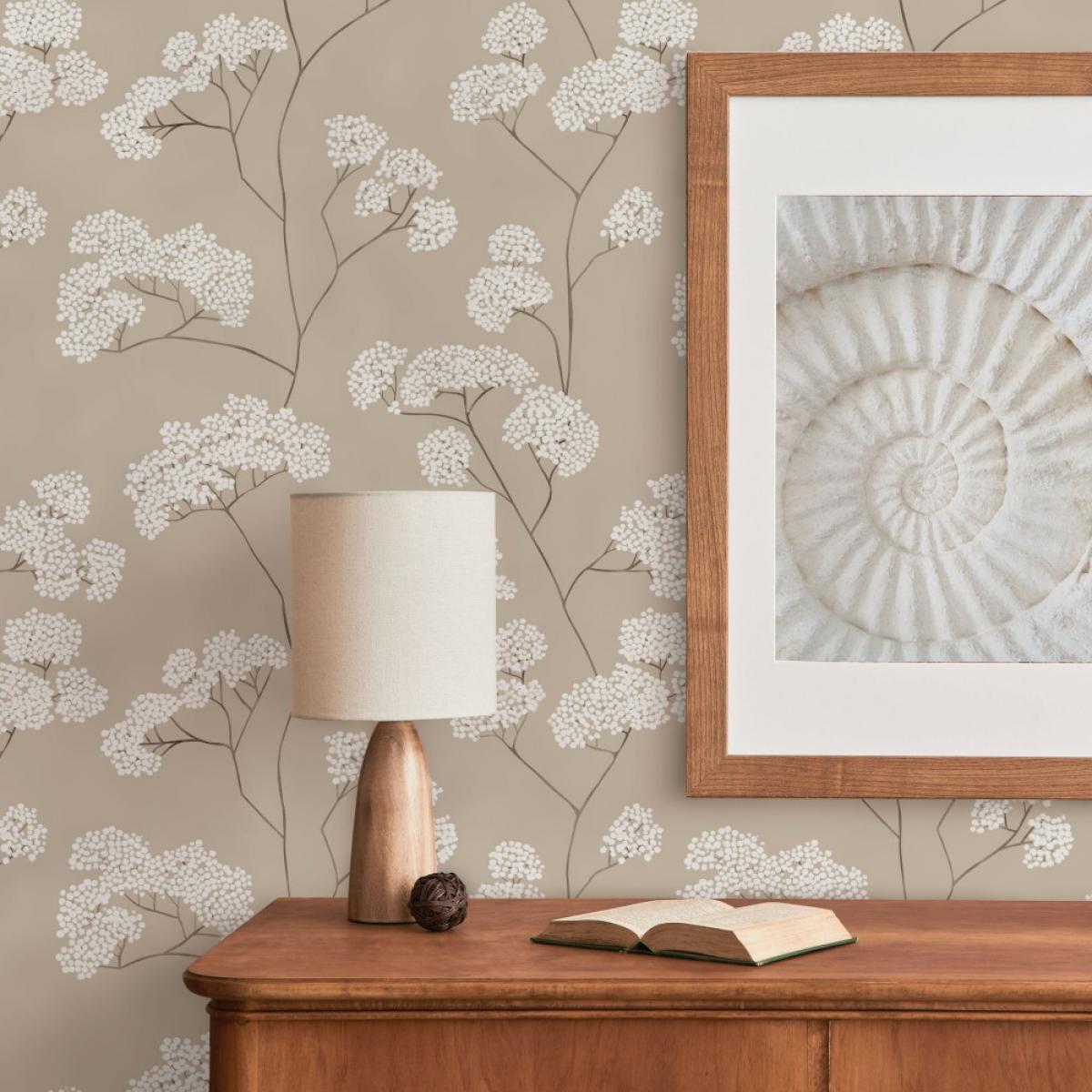 Rollo de dos paneles autoadhesivos texart FLORELIA