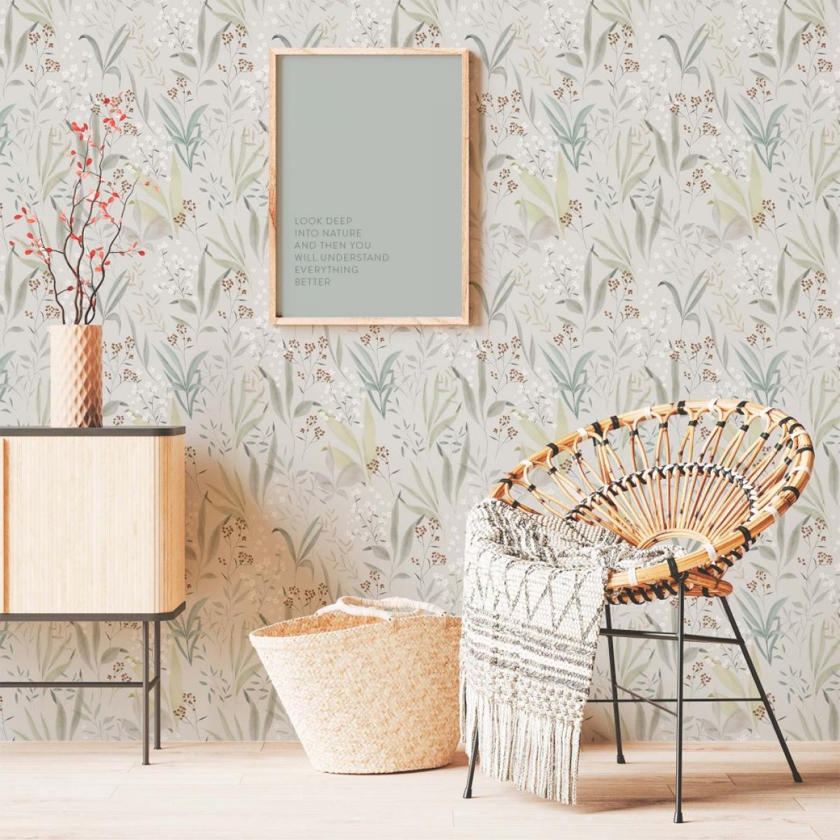 Rollo de dos paneles autoadhesivos canvas CORNELIA