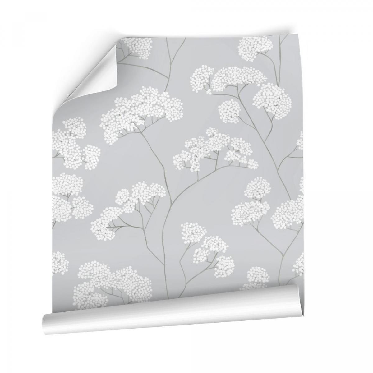 Rollo de dos paneles autoadhesivos canvas FLORELIA