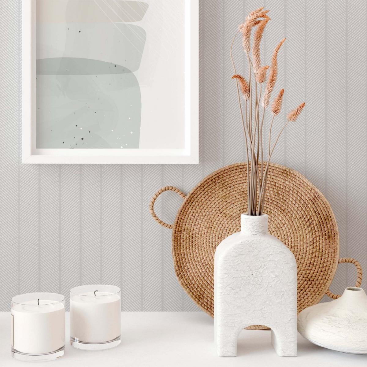 Rollo de dos paneles autoadhesivos canvas ZAGZIG