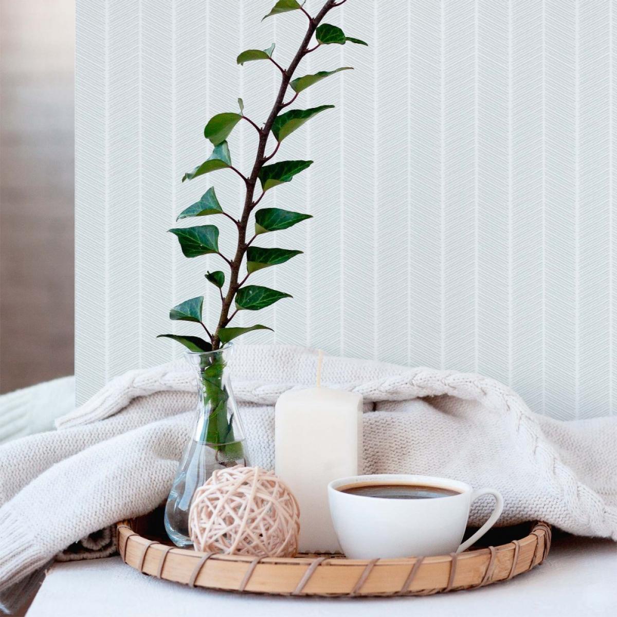 Rollo de dos paneles autoadhesivos canvas ZAGZIG