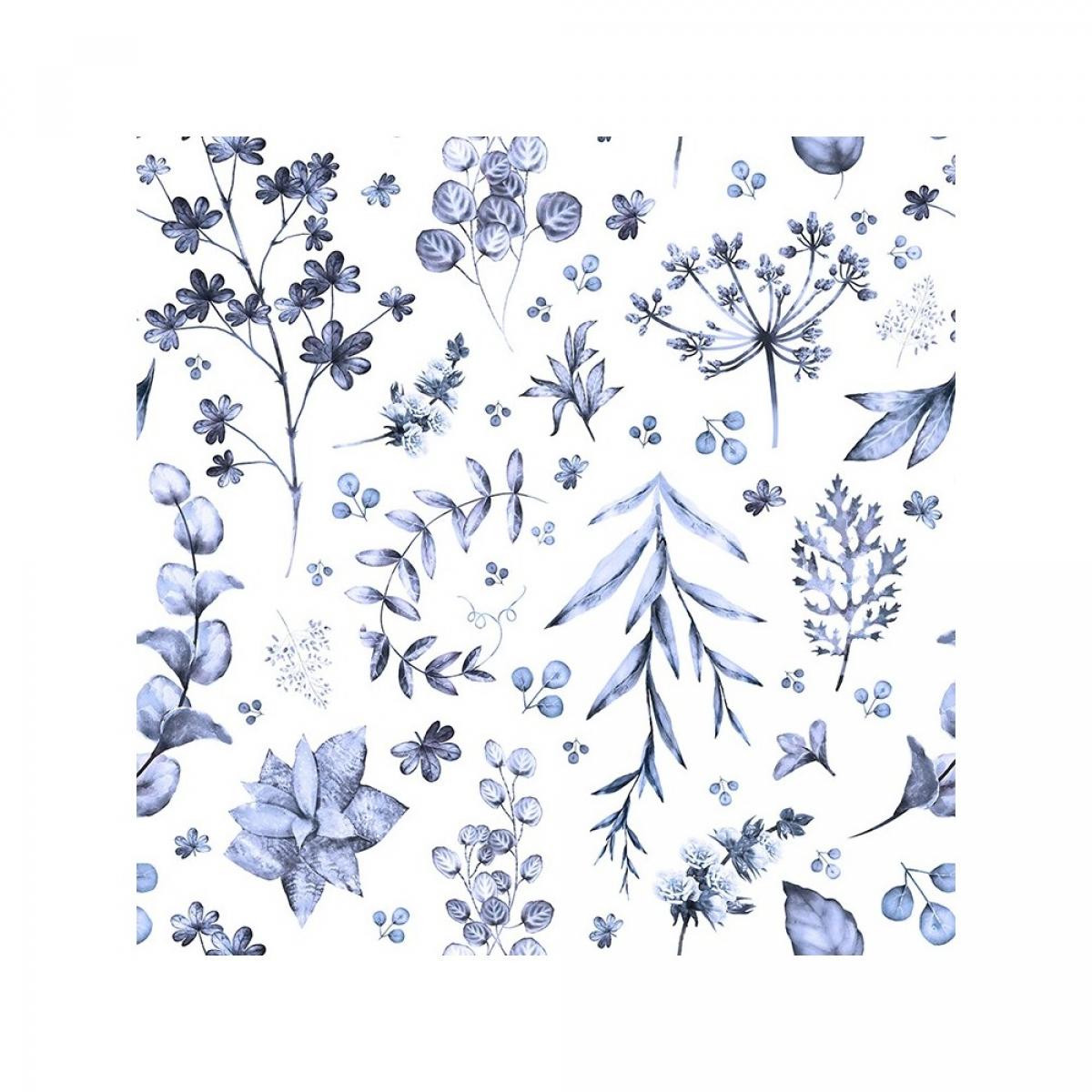 Rollo de dos paneles autoadhesivos canvas BLUE