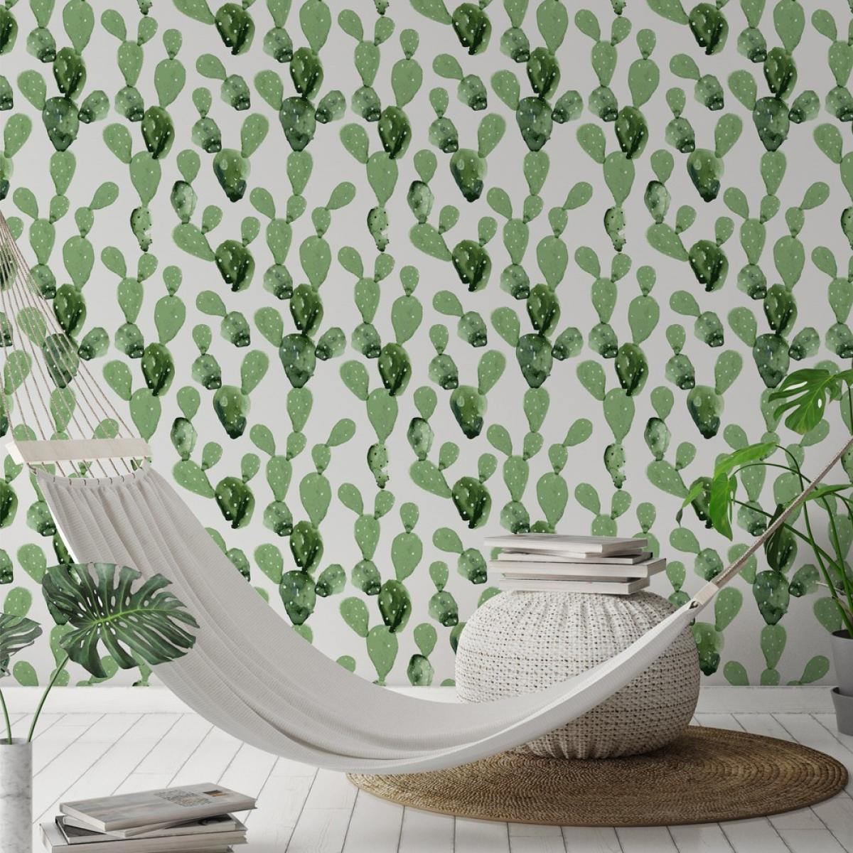 Rollo de dos paneles autoadhesivos canvas CACTUS