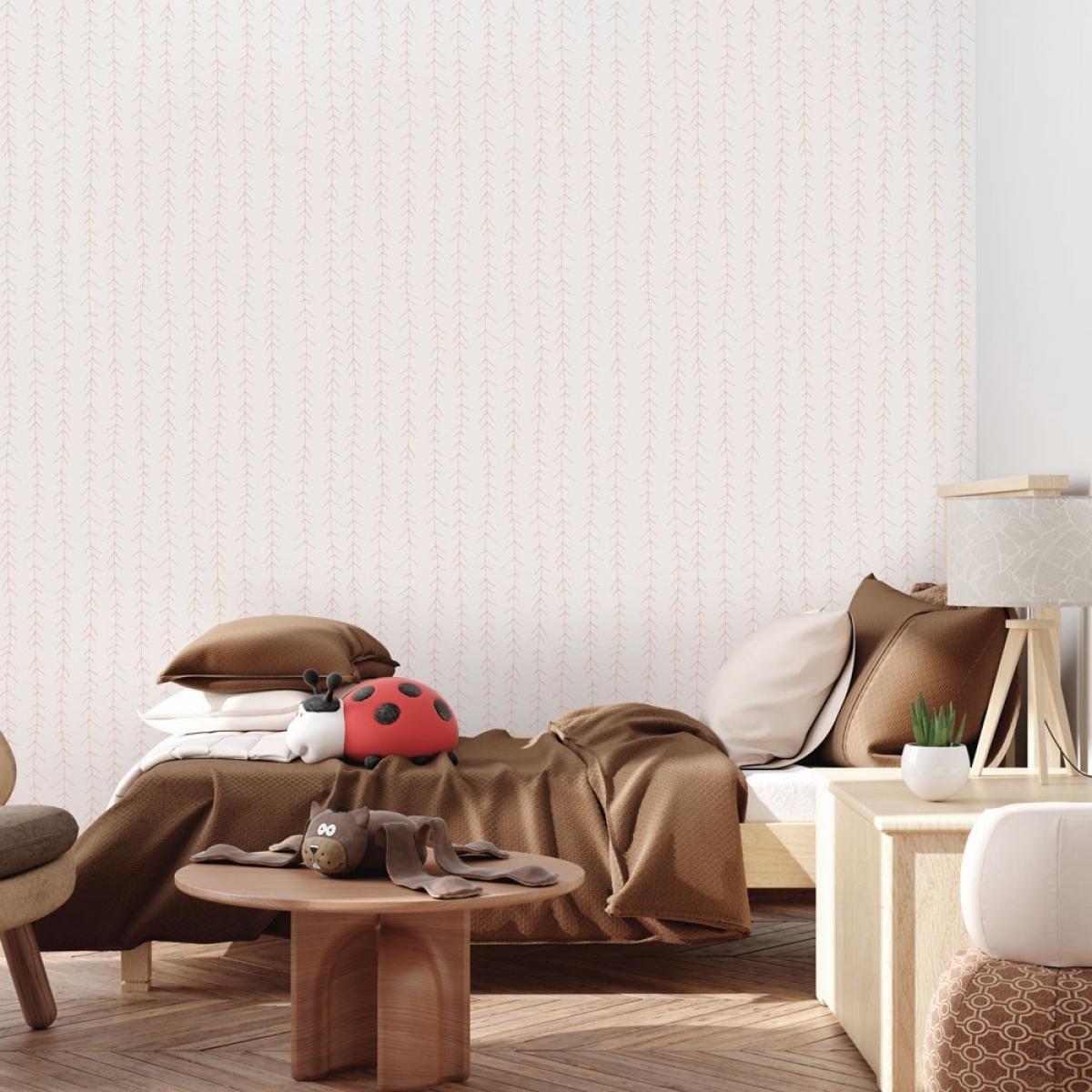 Rollo de papel pintado infantil de dos paneles autoadhesivos canvas CUTE ARROWS