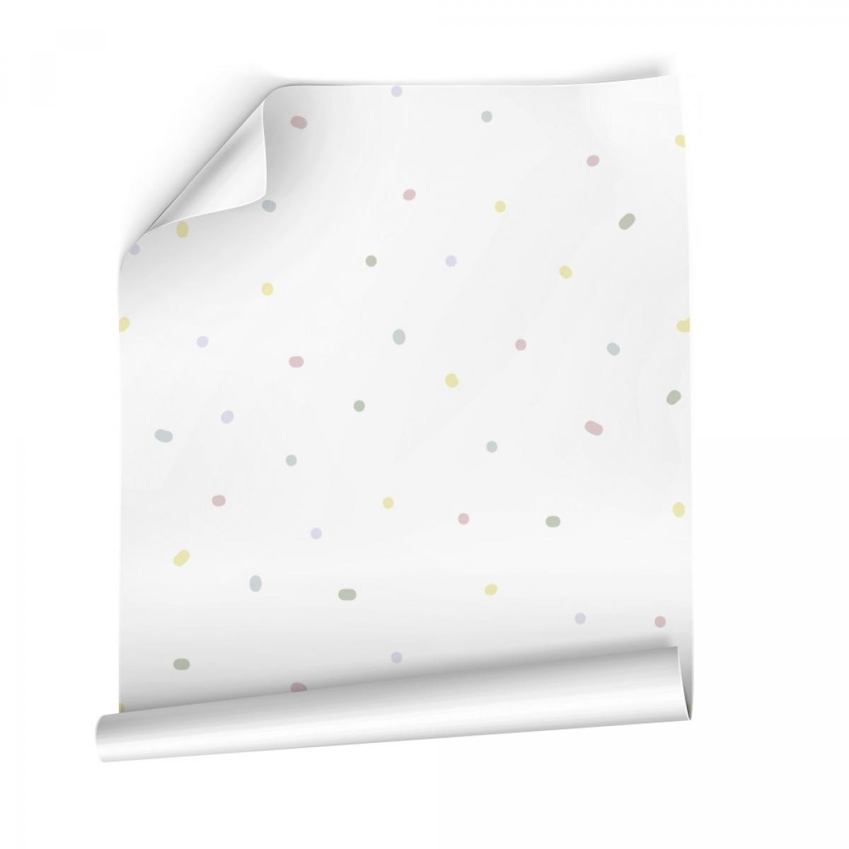 Rollo de papel pintado infantil de dos paneles autoadhesivos canvas CUTE