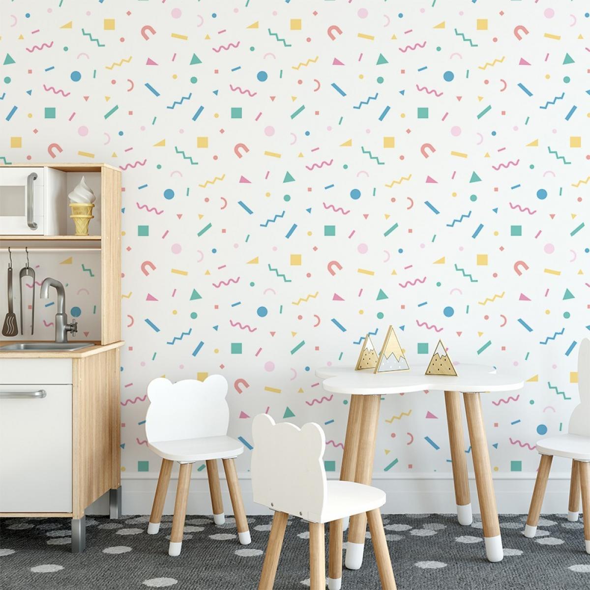 Rollo de dos paneles autoadhesivos canvas IRREGULAR