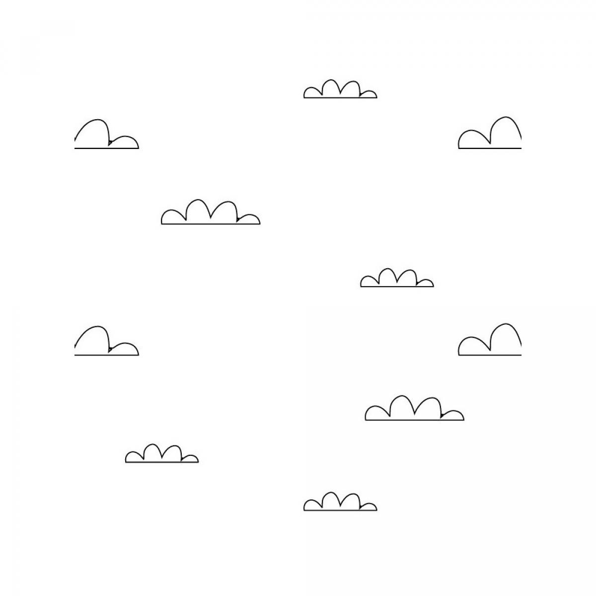 Rollo de dos paneles autoadhesivos canvas NUBES