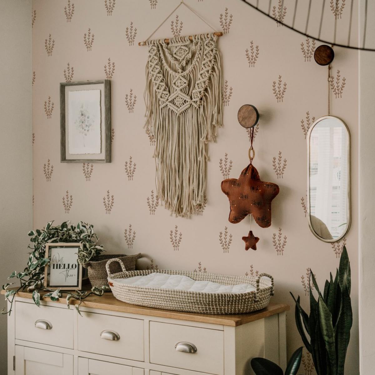 Rollo de dos paneles autoadhesivos canvas OLIVIA