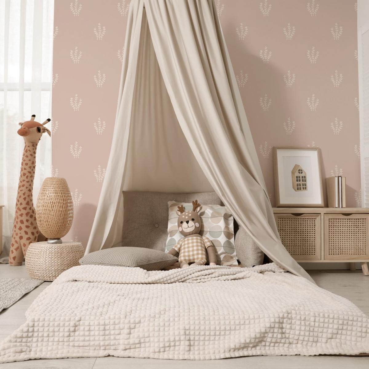 Rollo de dos paneles autoadhesivos canvas OLIVIA