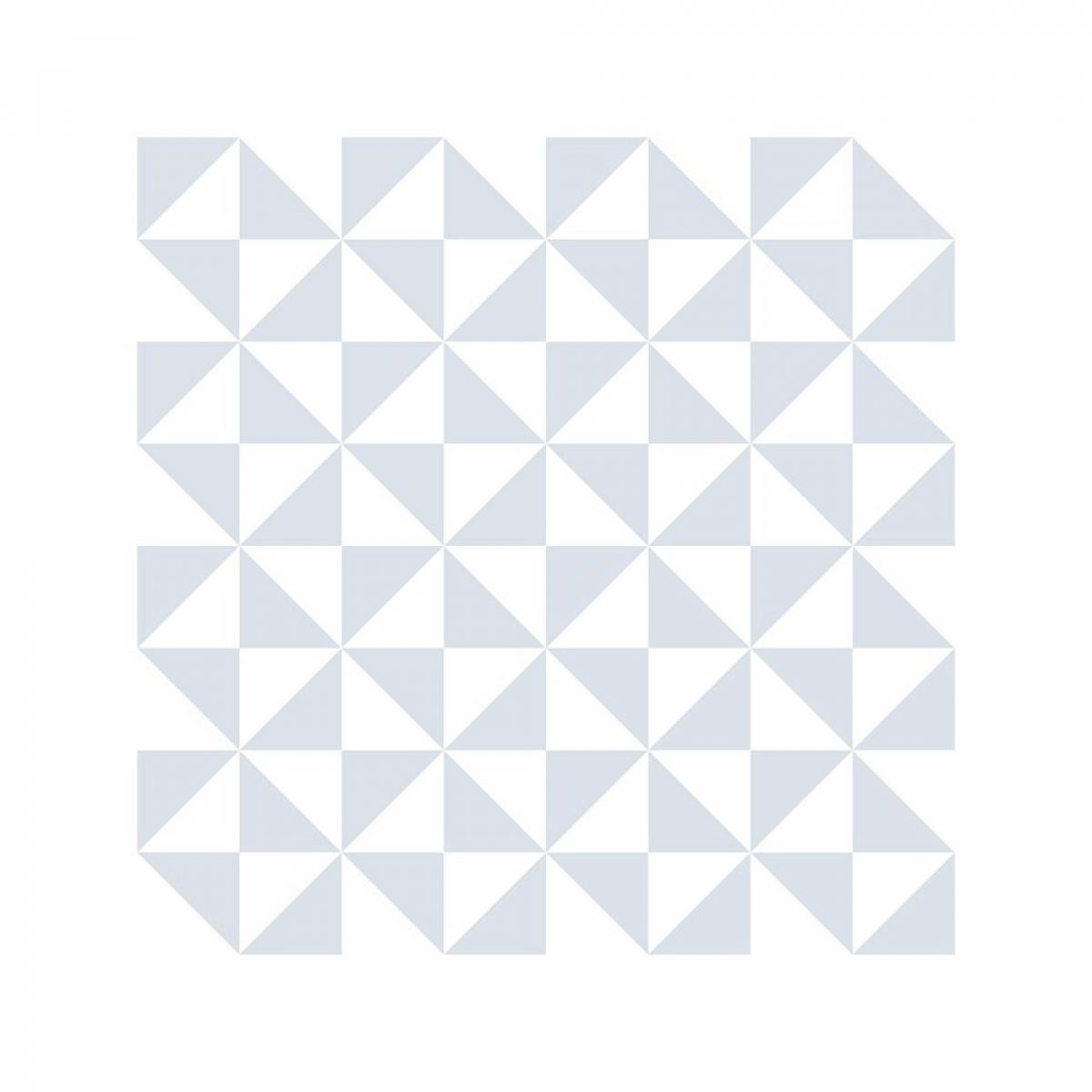 Rollo de dos paneles autoadhesivos canvas TRIANGULOS