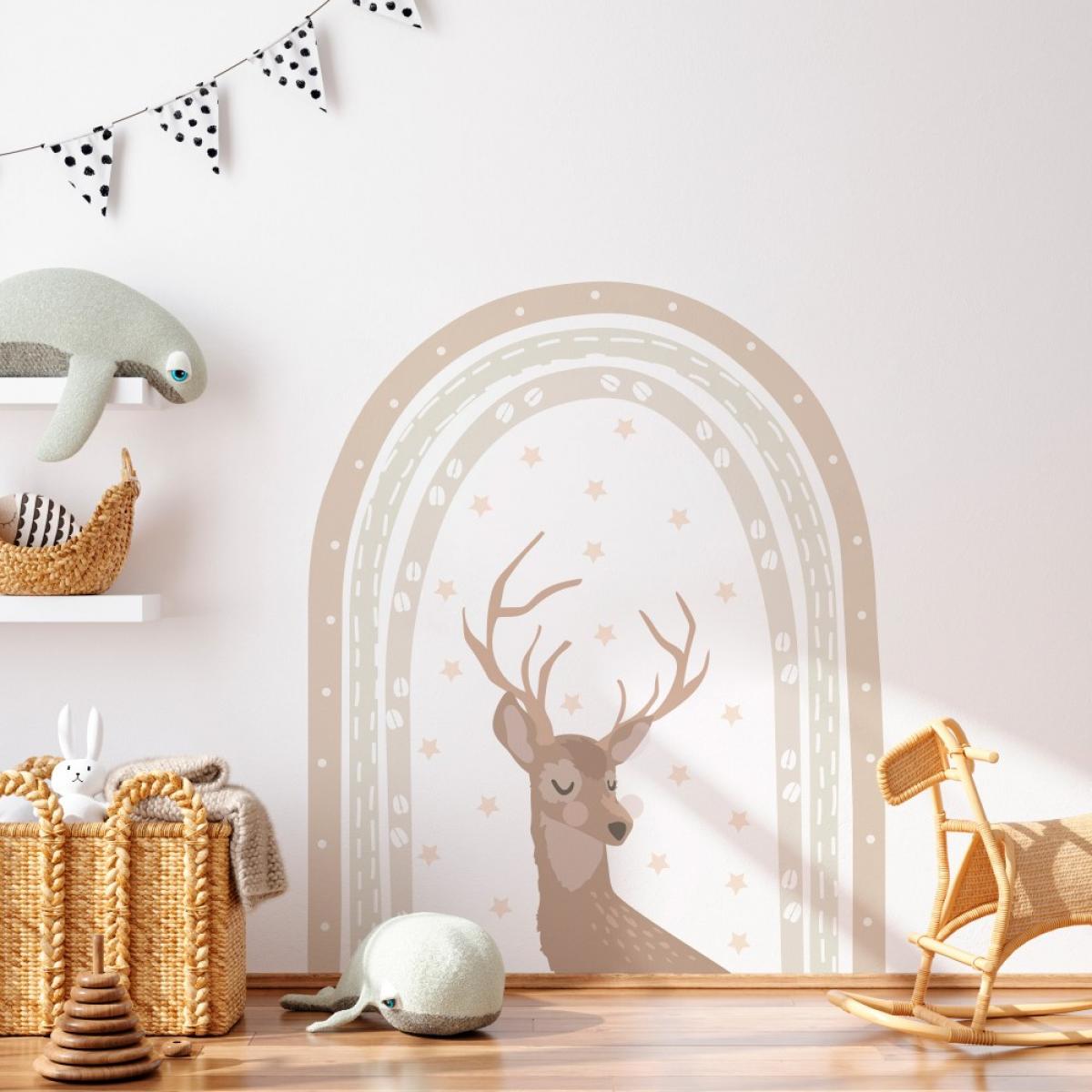 Arco pintado vinílico autoadhesivo CIERVO