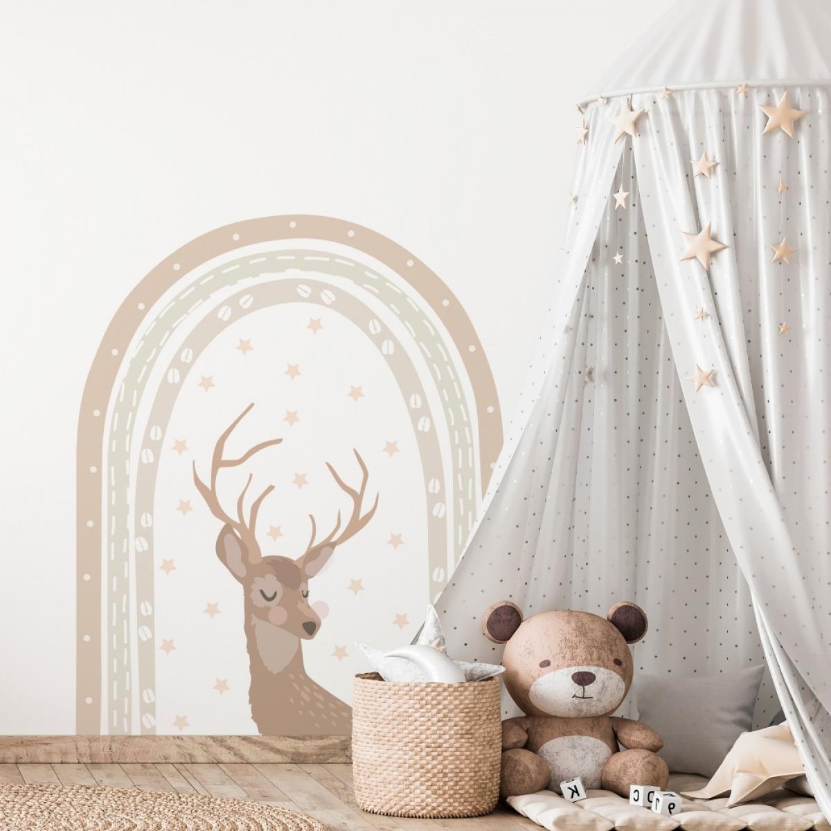 Arco pintado vinílico autoadhesivo CIERVO