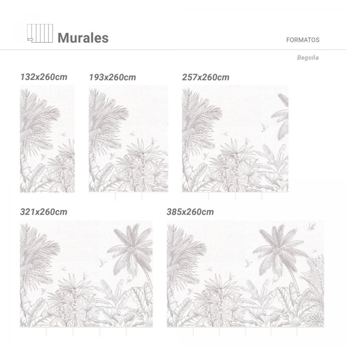 Mural autoadhesivo canvas BEGOÑA