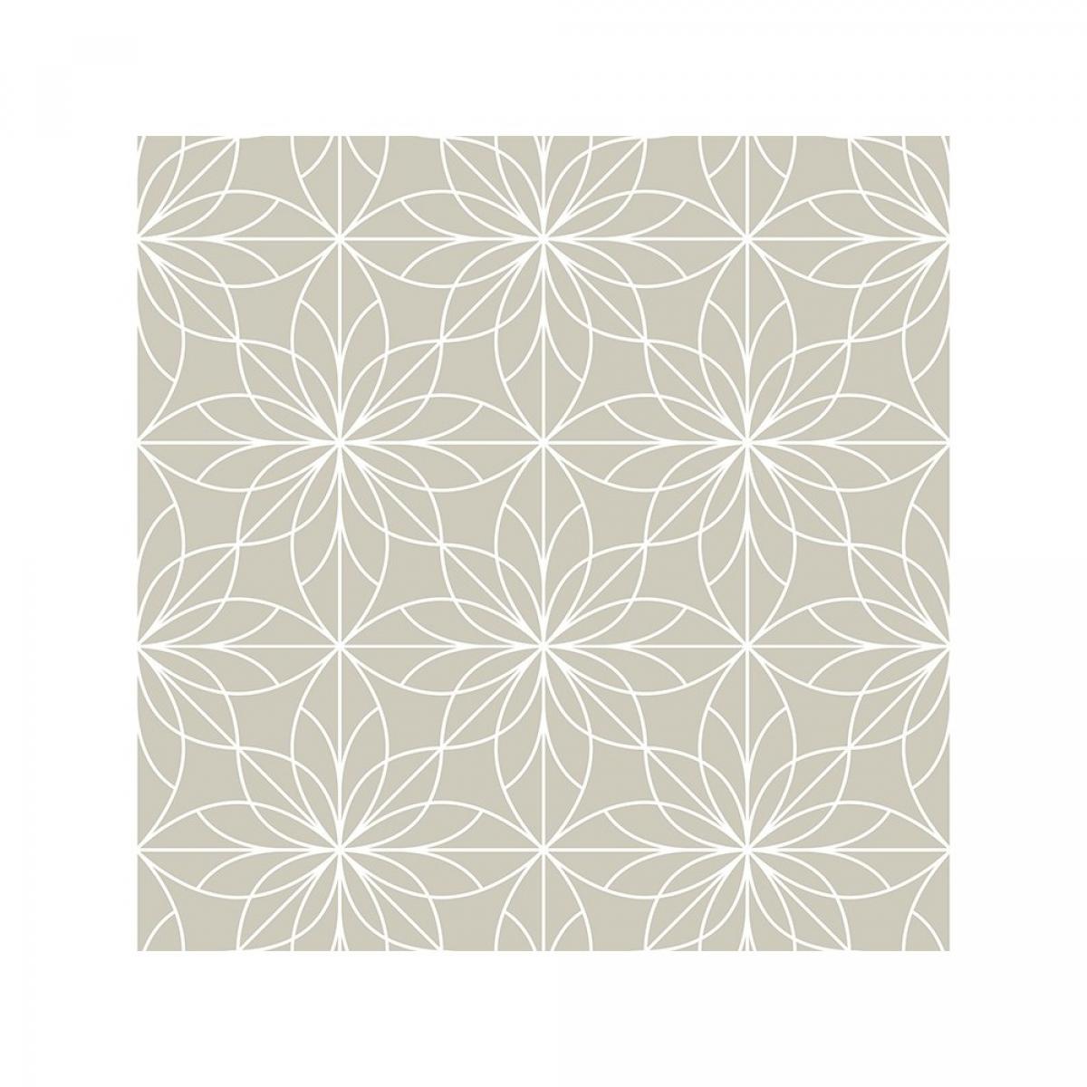 Rollo de dos paneles autoadhesivos canvas GEO STAR GREEN SOFT