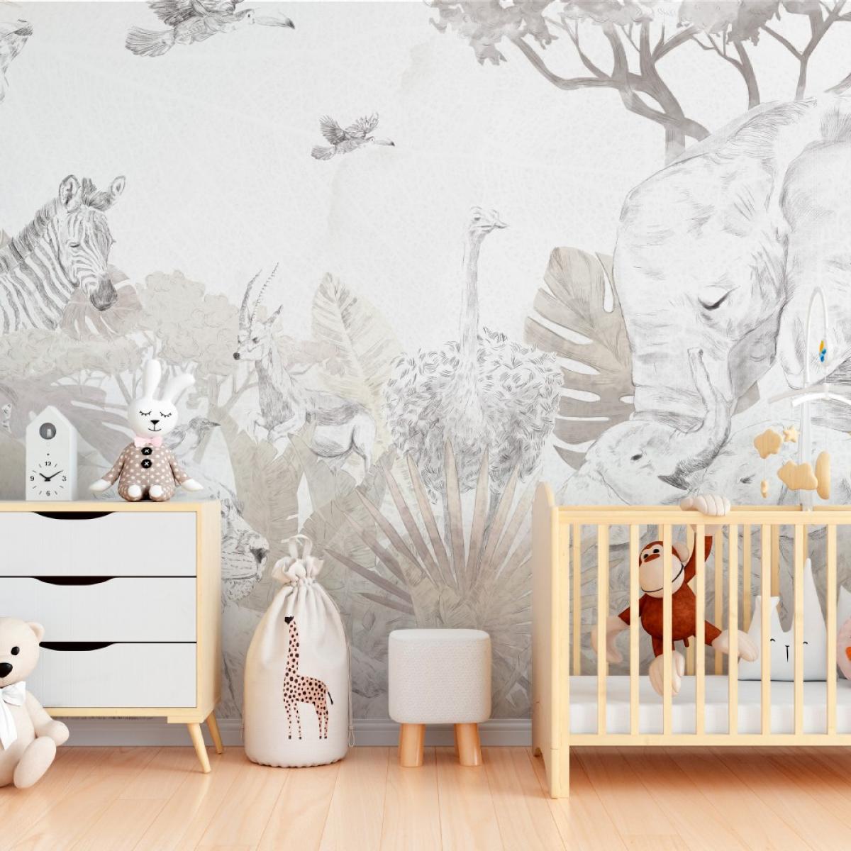 Mural autoadhesivo canvas LAKAME