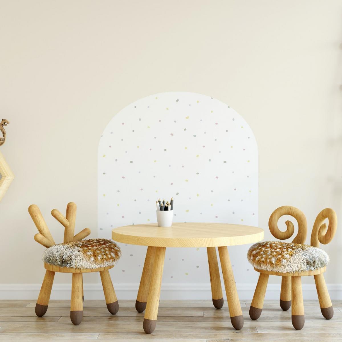 Arco pintado vinílico autoadhesivo CUTE