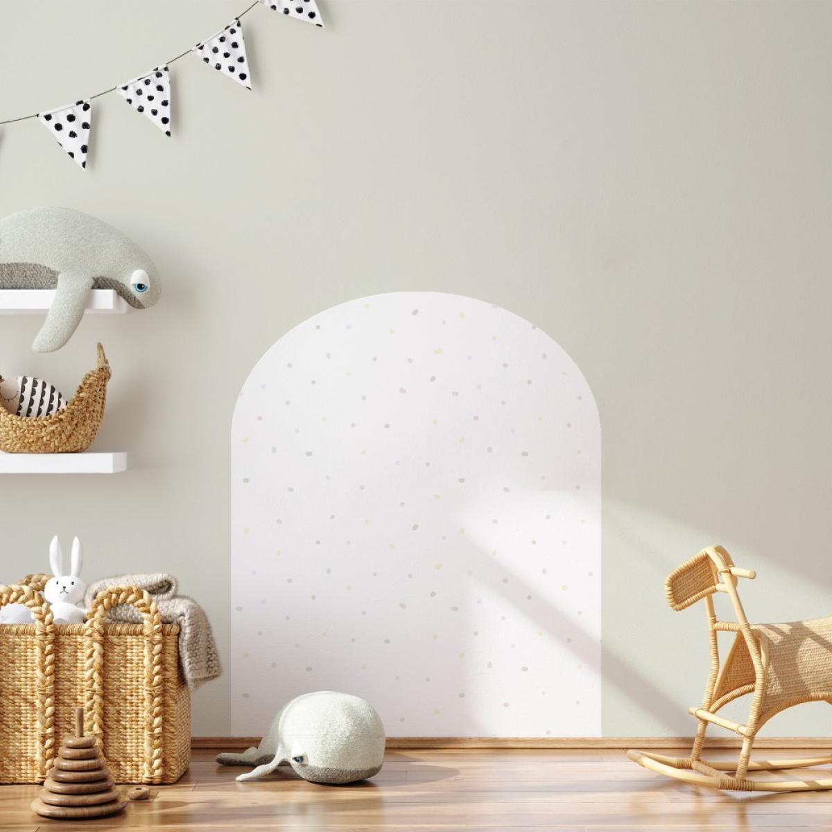 Arco pintado vinílico autoadhesivo CUTE