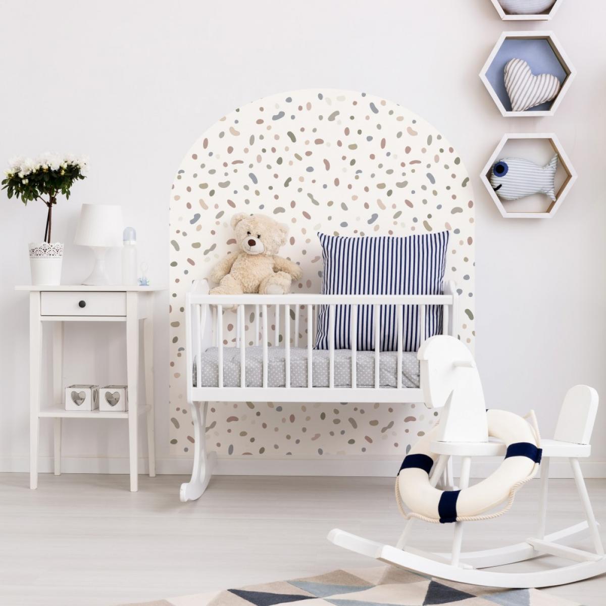 Arco pintado vinílico autoadhesivo DOTTY