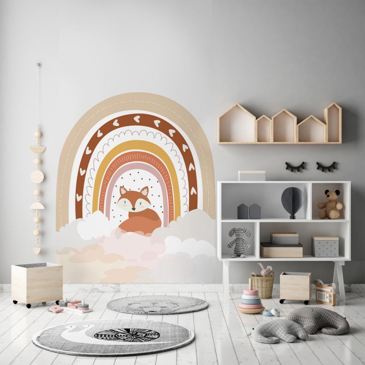 Arco pintado vinílico autoadhesivo KITSUNE