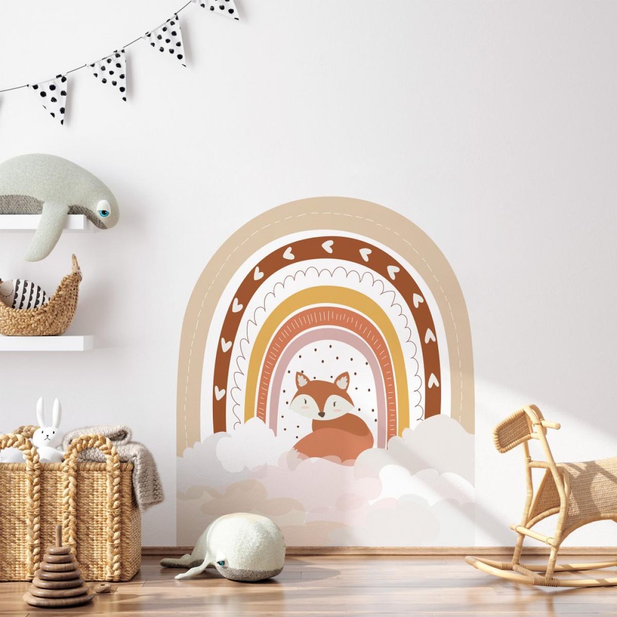 Arco pintado vinílico autoadhesivo KITSUNE