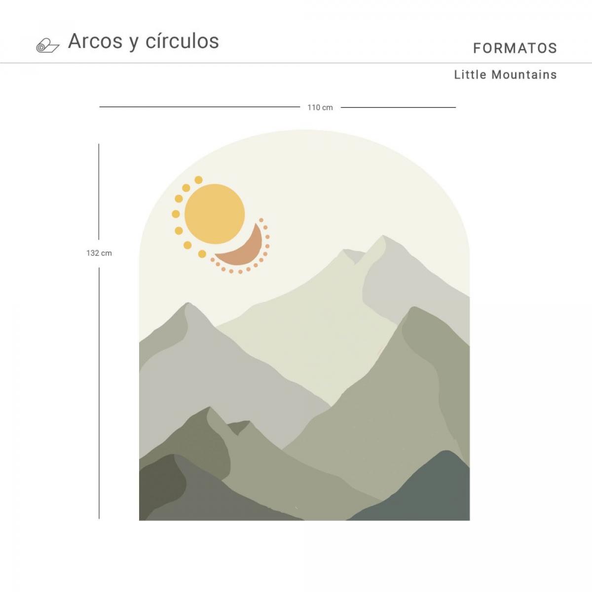 Arco pintado vinílico autoadhesivo LITTLE