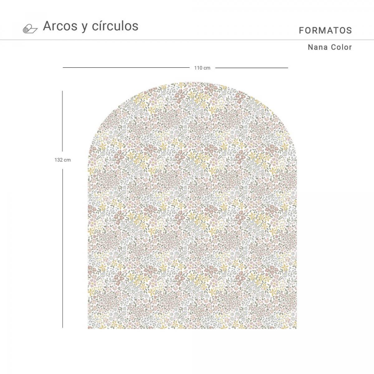 Arco pintado vinílico autoadhesivo NANA