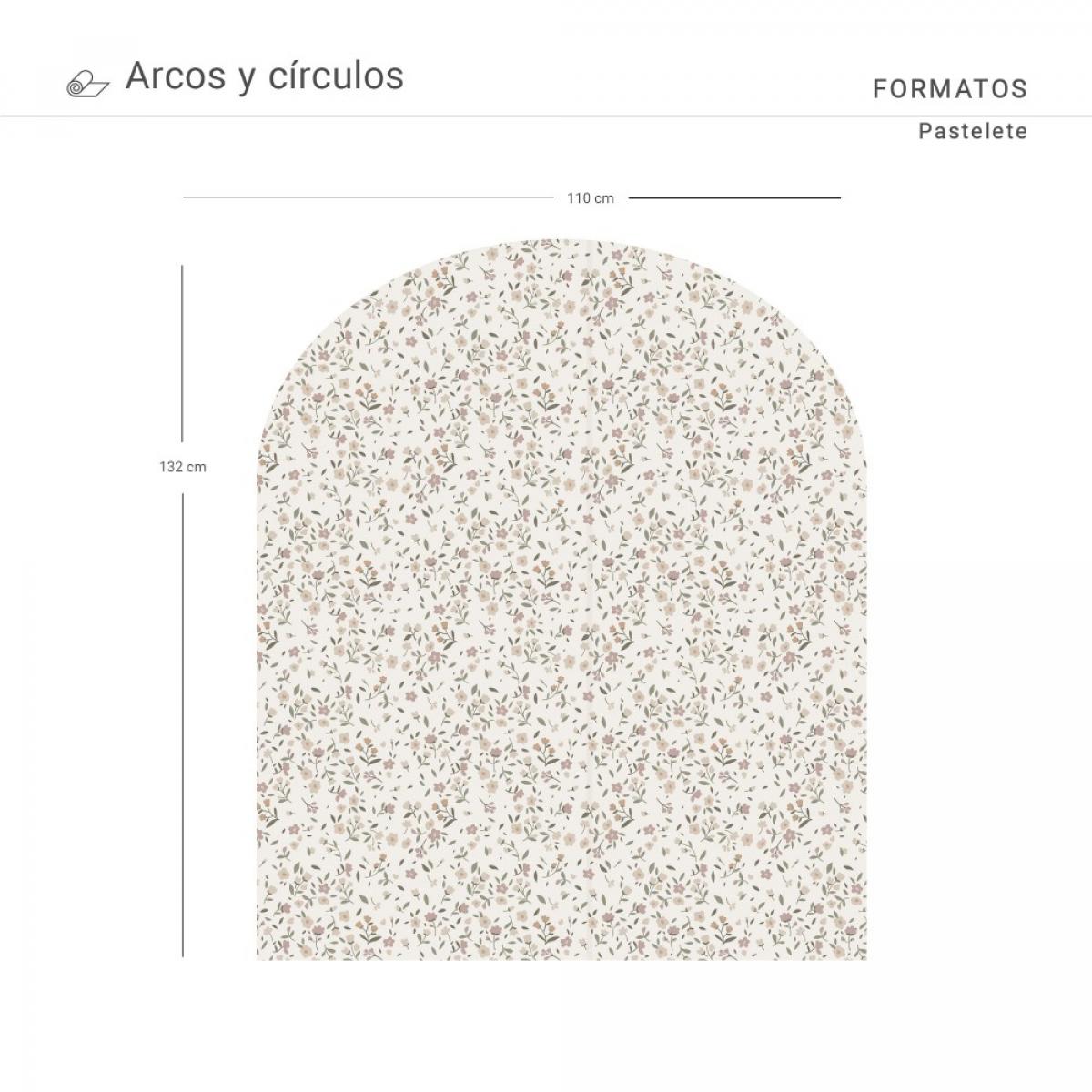 Arco pintado vinílico autoadhesivo PASTELETE