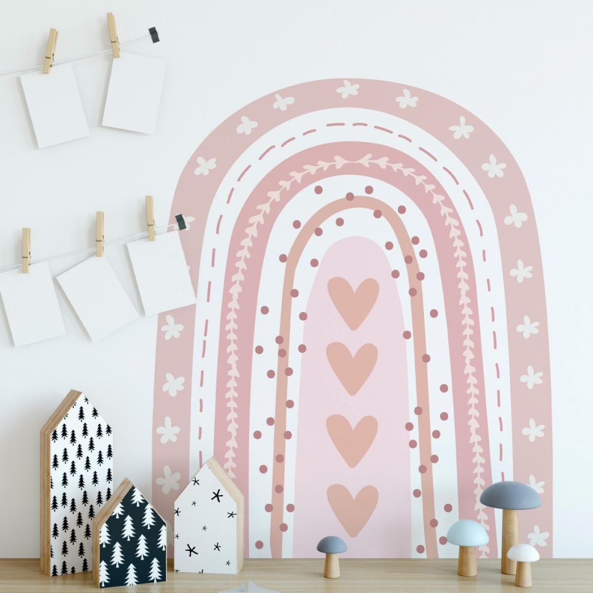 Arco pintado vinílico autoadhesivo PINK