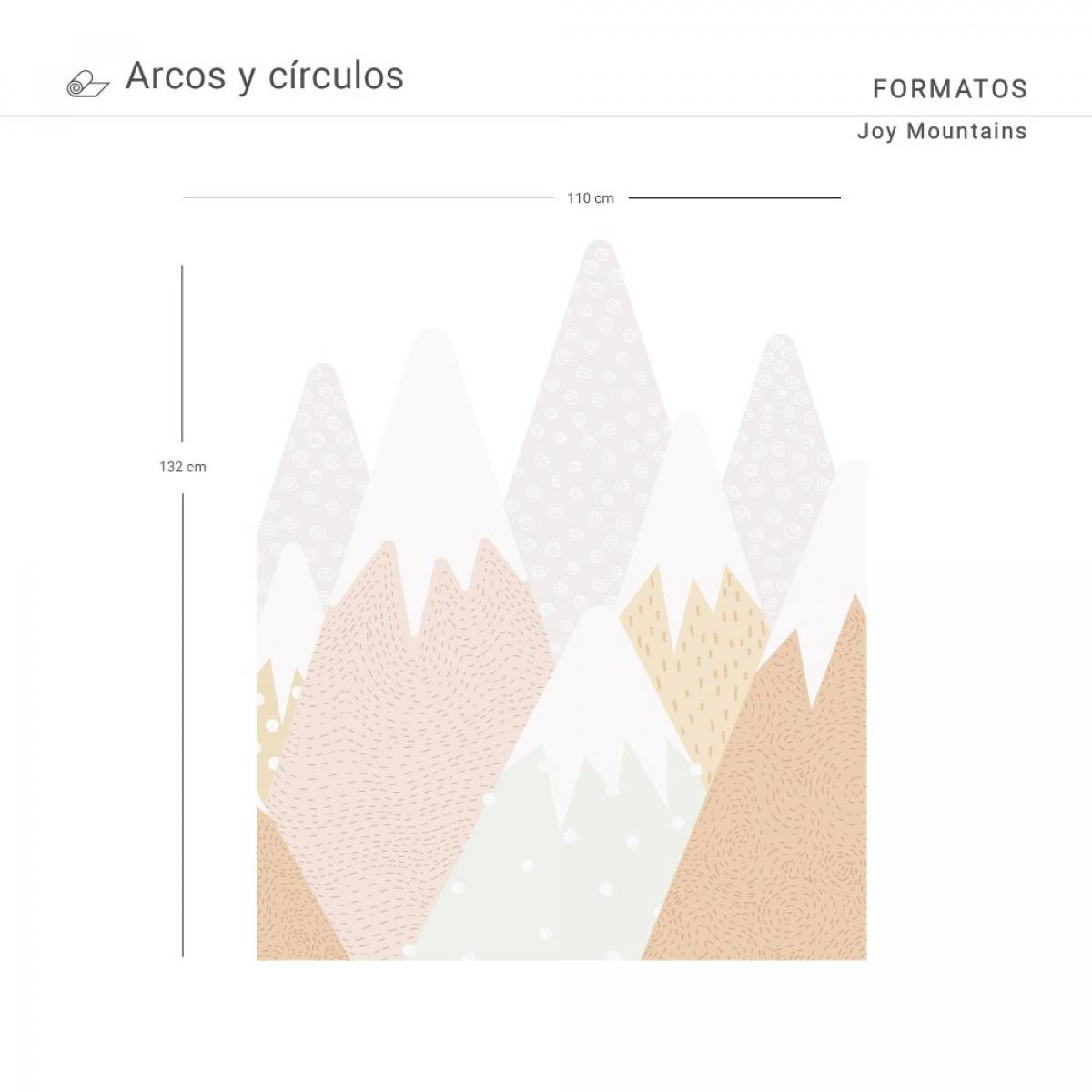 Arco pintado vinílico autoadhesivo JOY