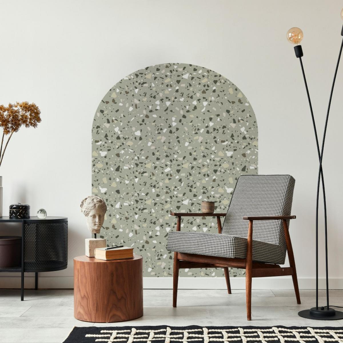 Arco pintado vinílico autoadhesivo TERRAZO