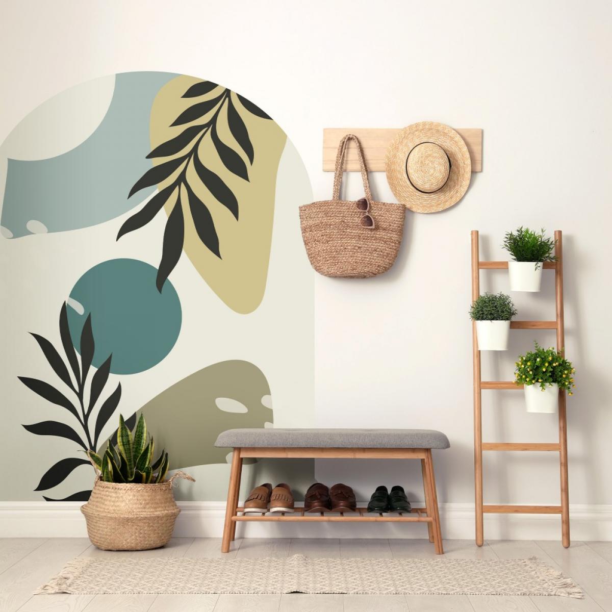 Arco pintado vinílico autoadhesivo ABRIL