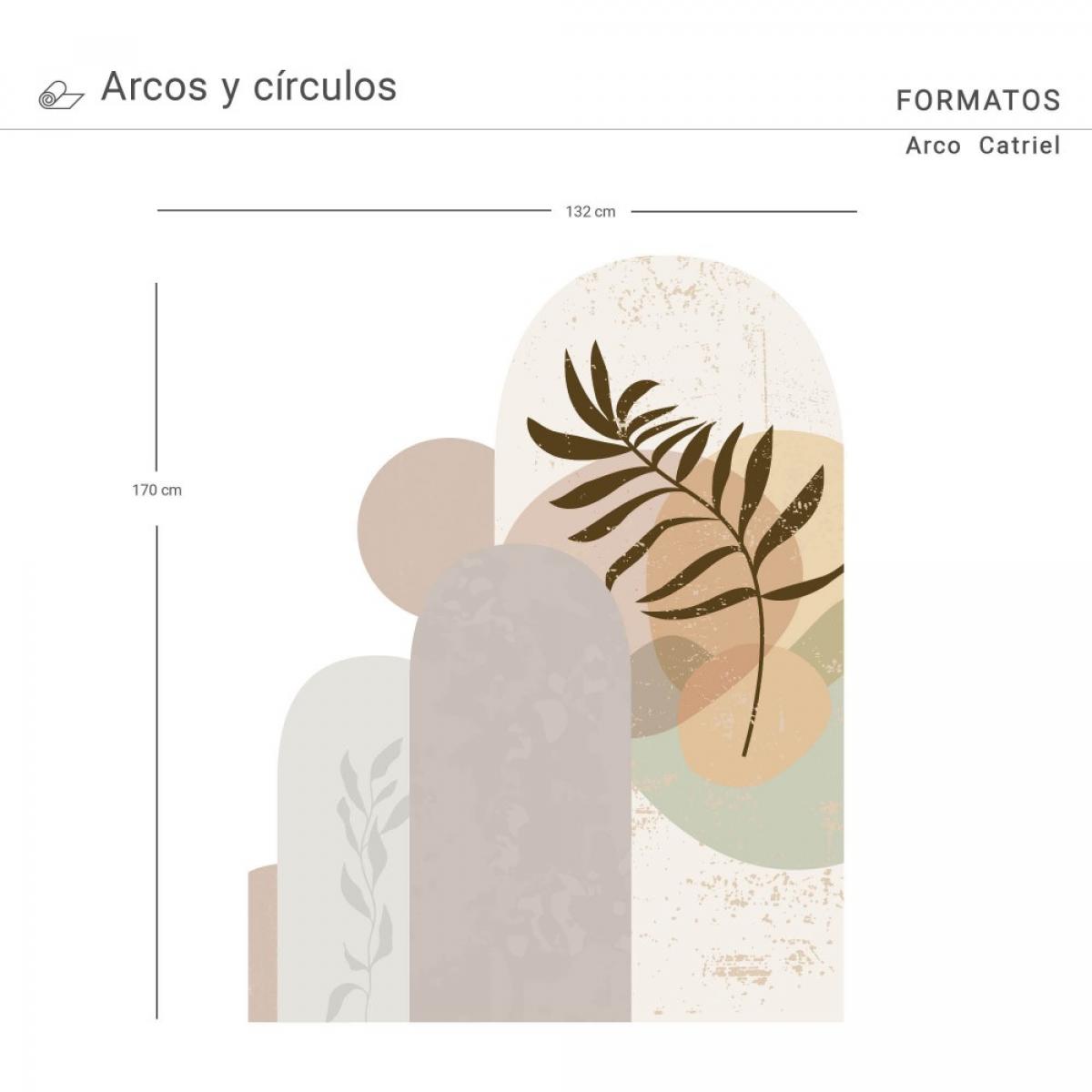 Arco pintado vinílico autoadhesivo CATRIEL