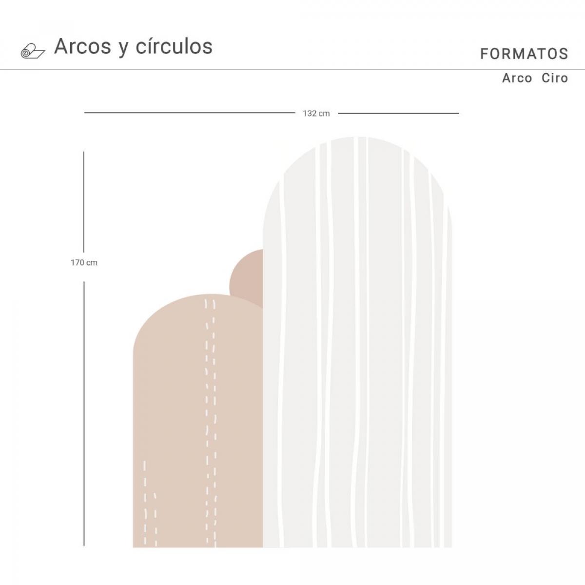 Arco pintado vinílico autoadhesivo CIRO