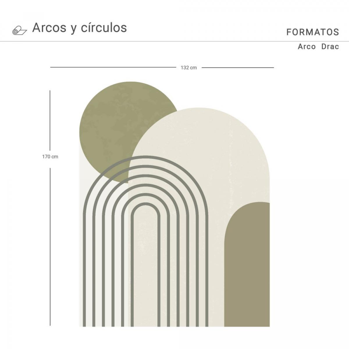 Arco pintado vinílico autoadhesivo DRAC