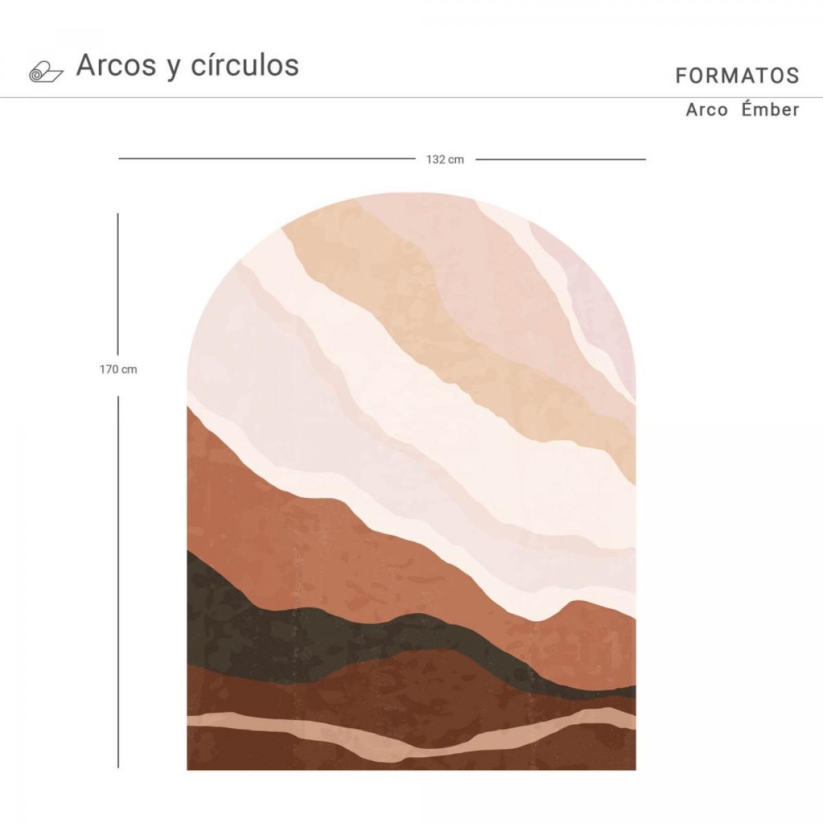 Arco pintado vinílico autoadhesivo EMBER