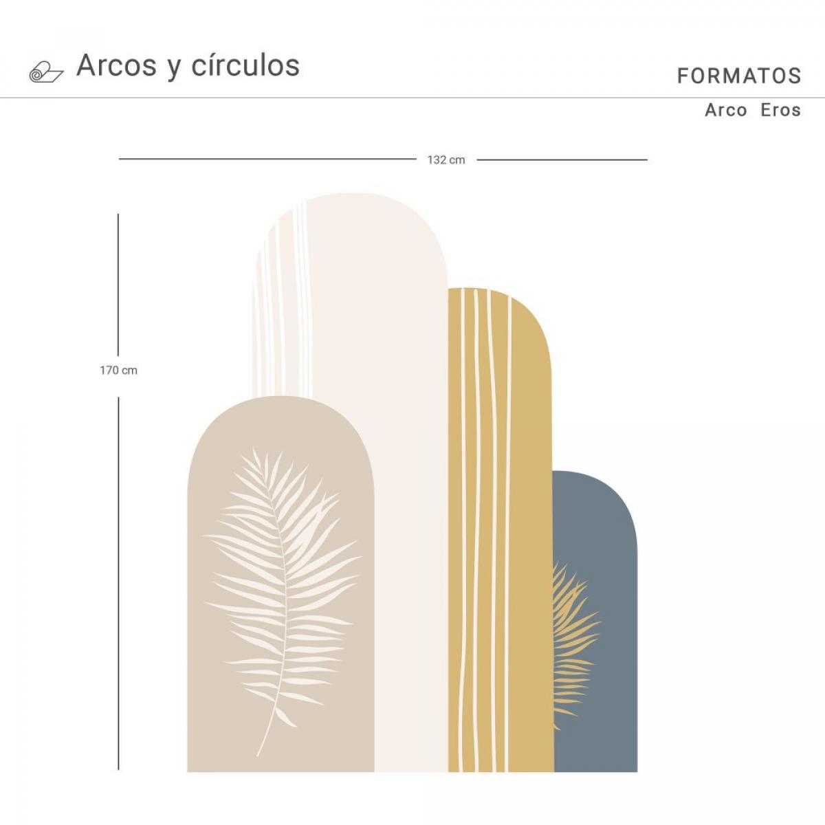 Arco pintado vinílico autoadhesivo EROS