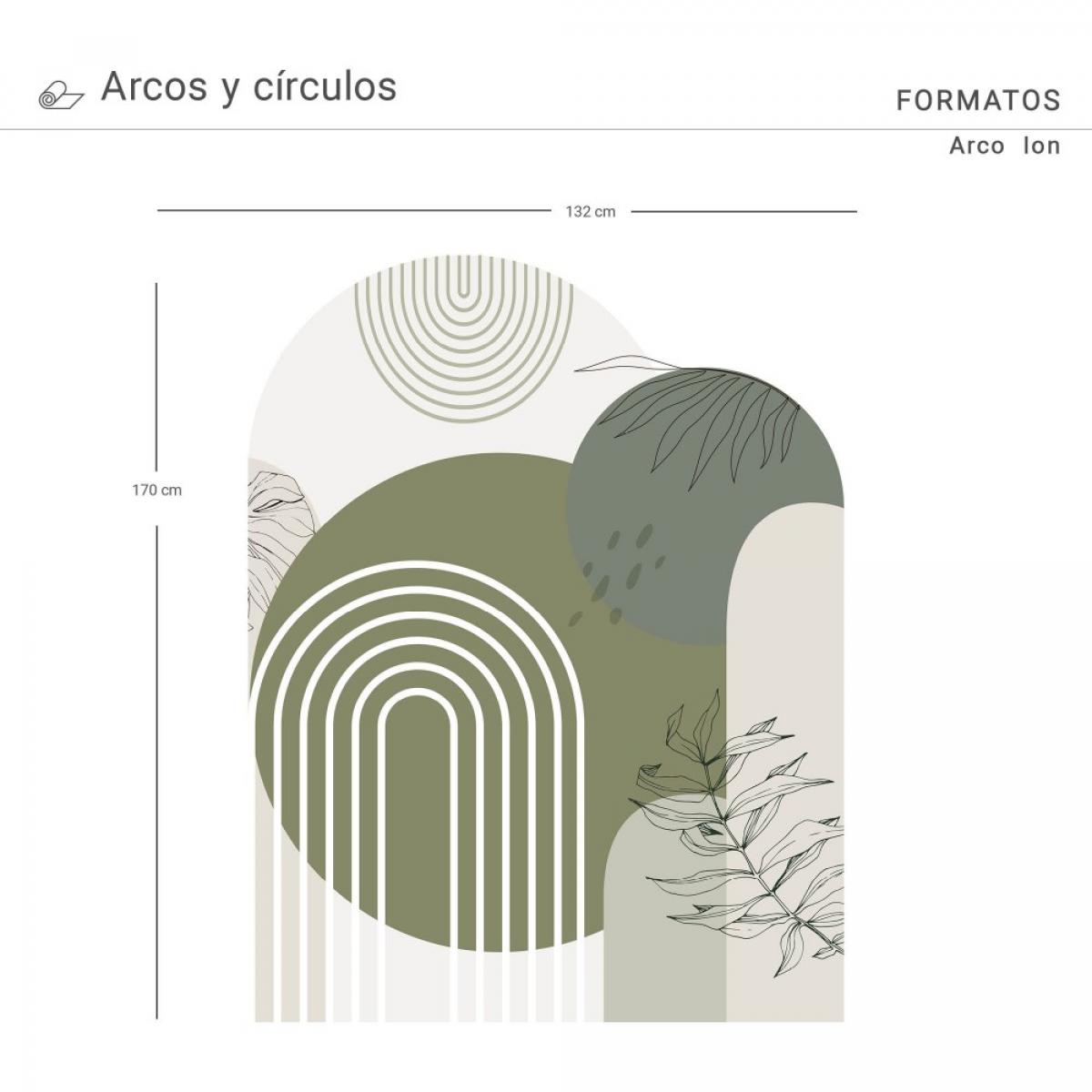 Arco pintado vinílico autoadhesivo ION