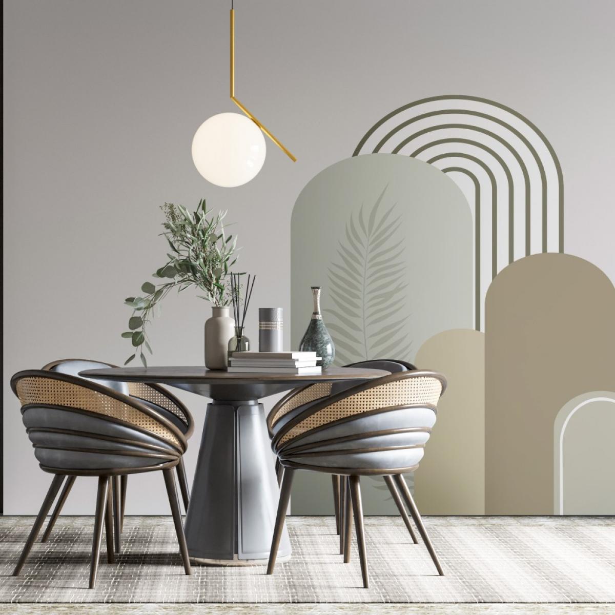 Arco pintado vinílico autoadhesivo MILOS