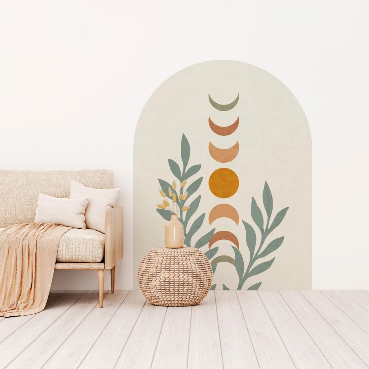 Arco pintado vinílico autoadhesivo MOON