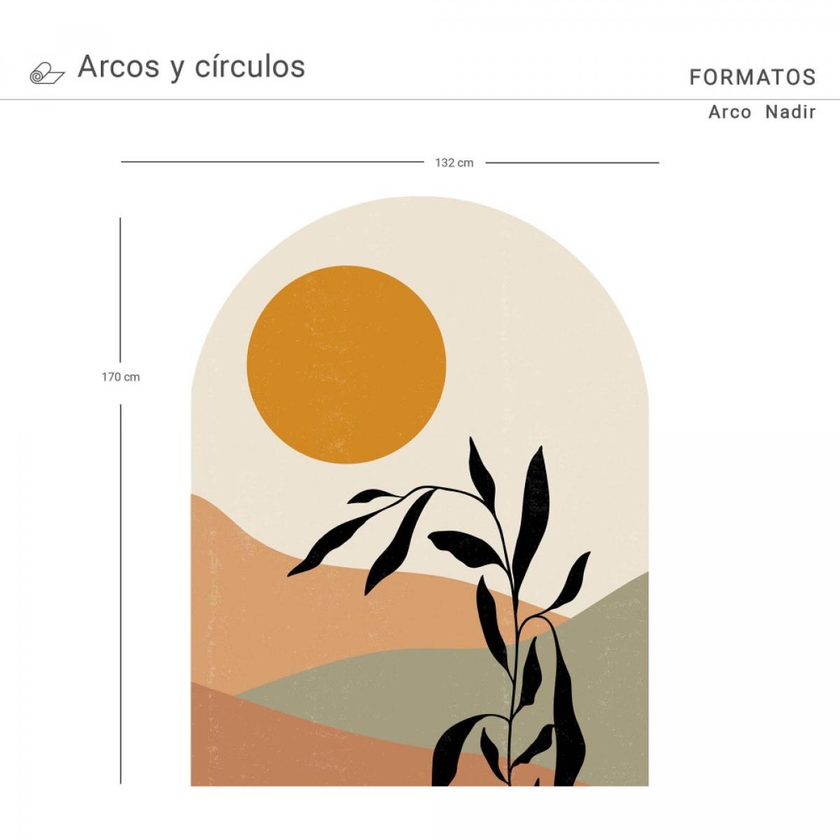 Arco pintado vinílico autoadhesivo NADIR