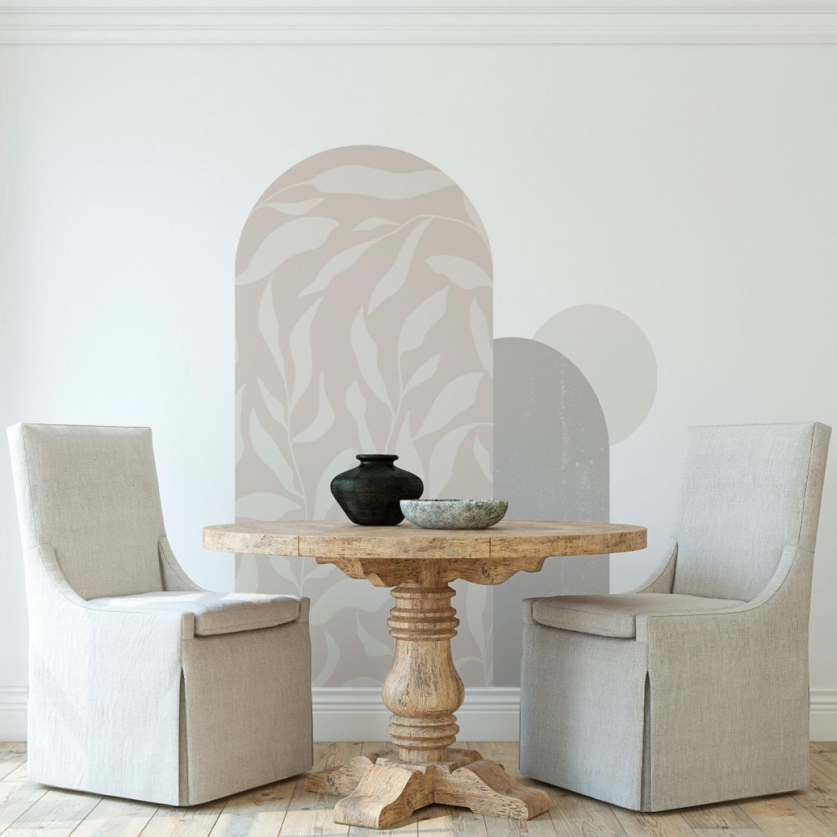 Arco pintado vinílico autoadhesivo ROSO