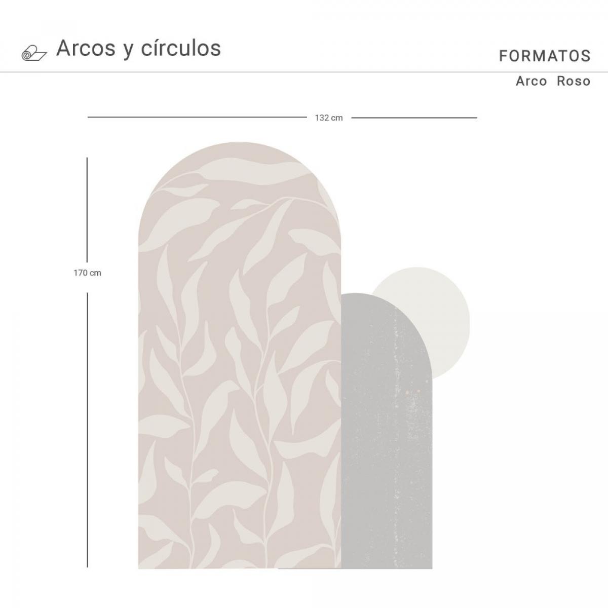 Arco pintado vinílico autoadhesivo ROSO