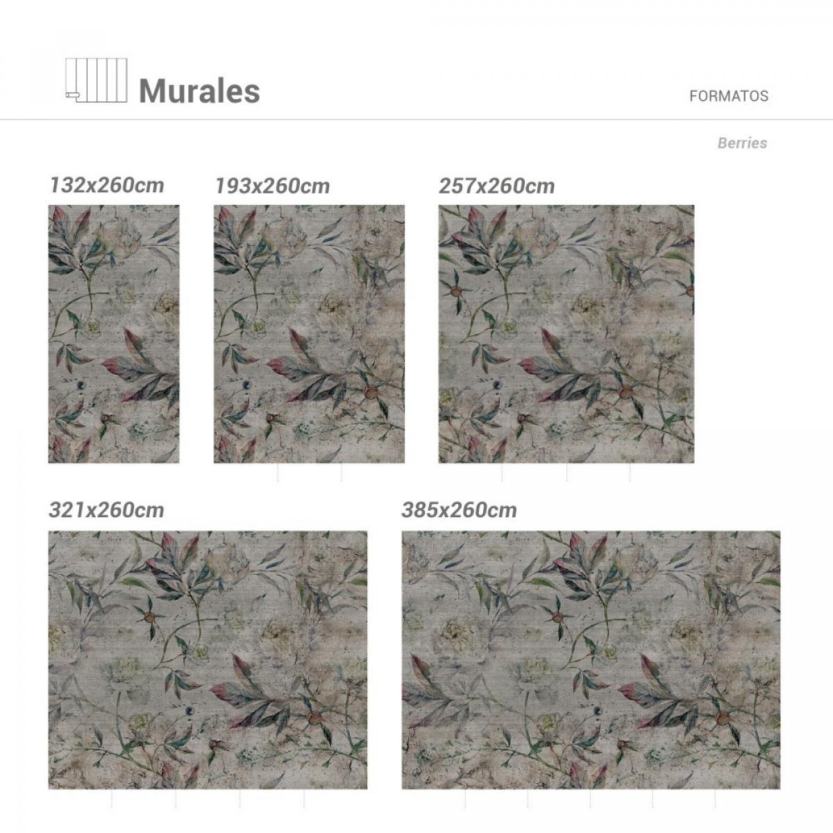 Mural autoadhesivo texart BERRIES