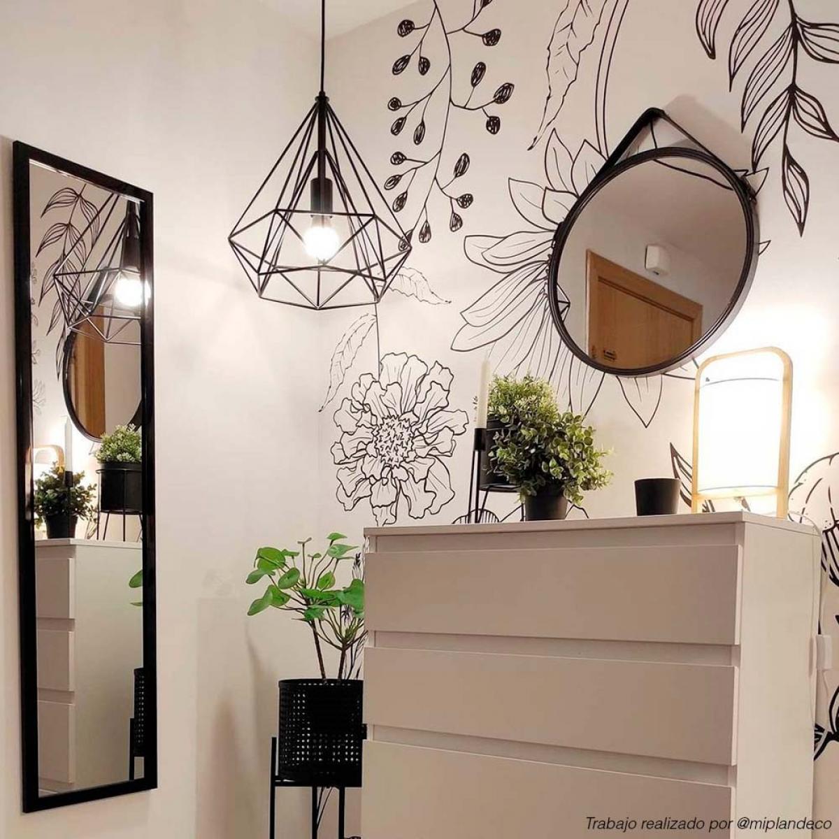 Mural autoadhesivo texart FLORES