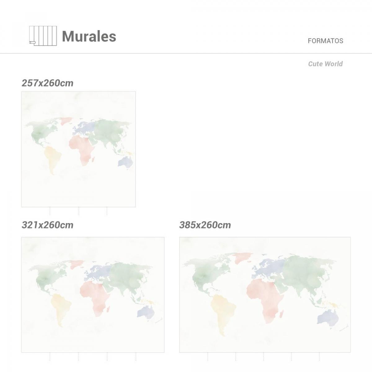 Mural autoadhesivo texart CUTE