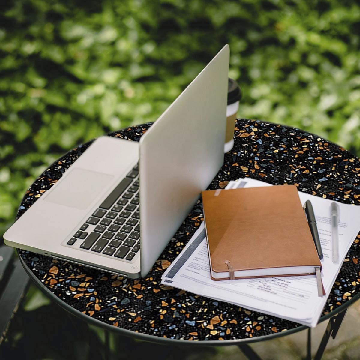 Vinilo autoadhesivo Premium mate  TERRAZO VINCENT NEGRO